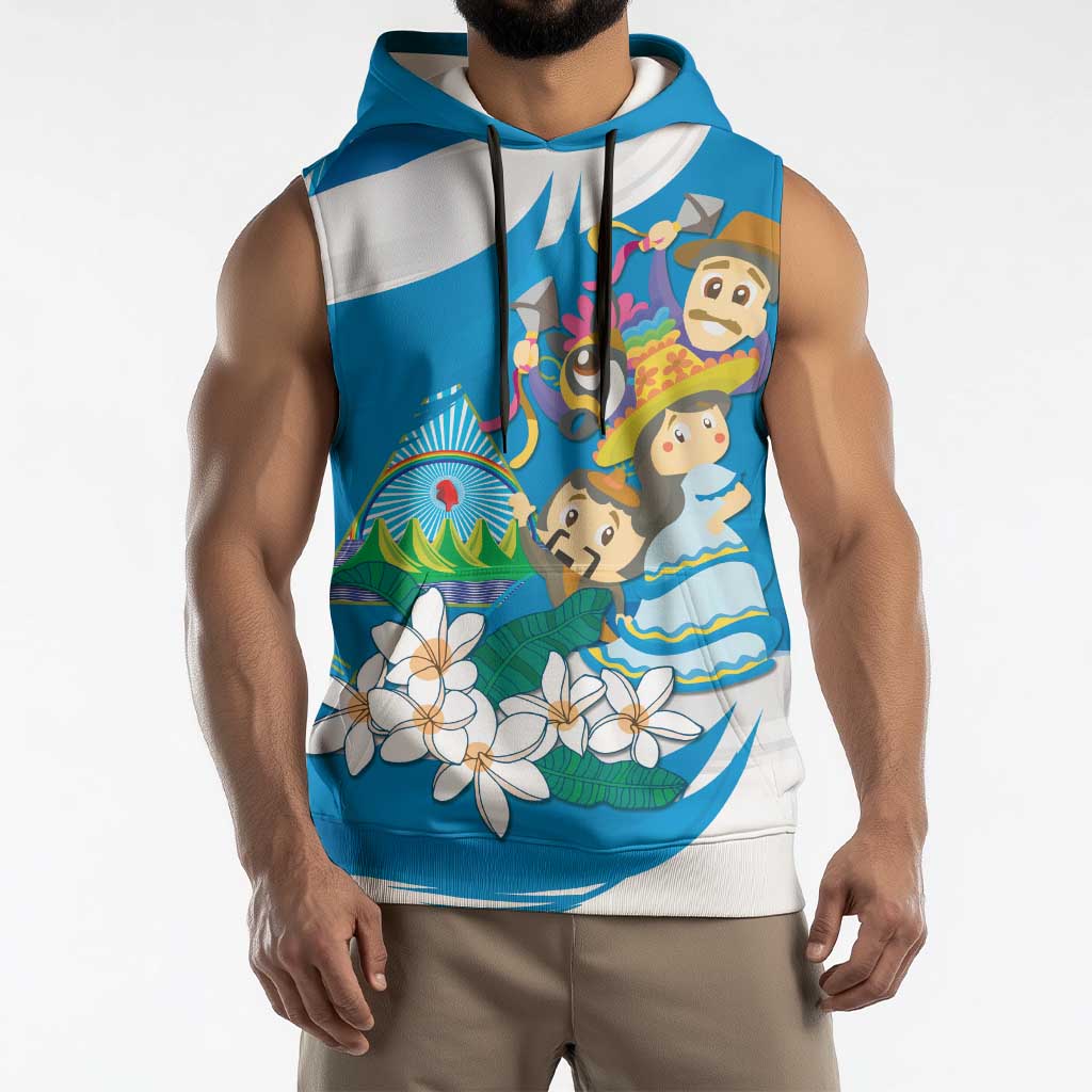 Nicaragua Independence Day Sleeveless Hoodie Since 1821 Nicaragua Culture Concept - Wonder Print Shop