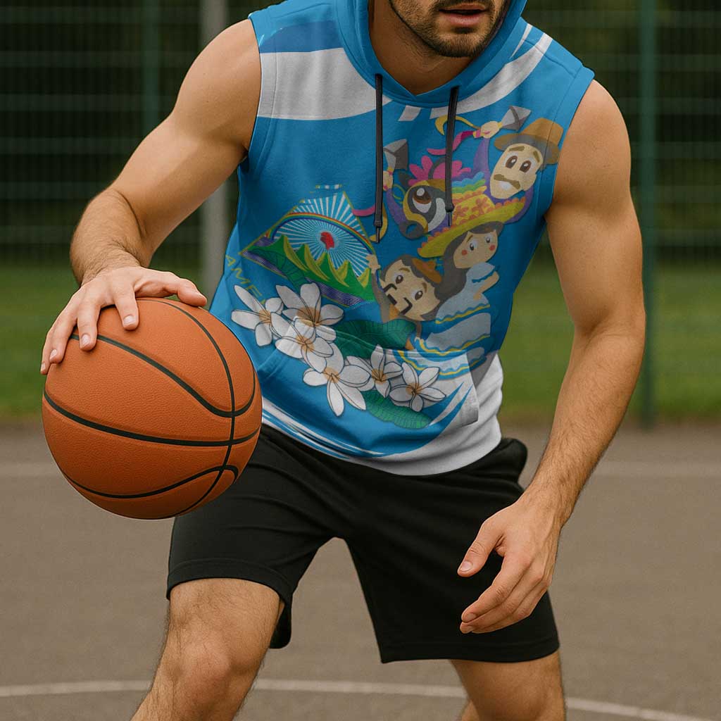 Nicaragua Independence Day Sleeveless Hoodie Since 1821 Nicaragua Culture Concept - Wonder Print Shop