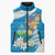 Nicaragua Independence Day Sleeveless Puffer Jacket Since 1821 Nicaragua Culture Concept - Wonder Print Shop