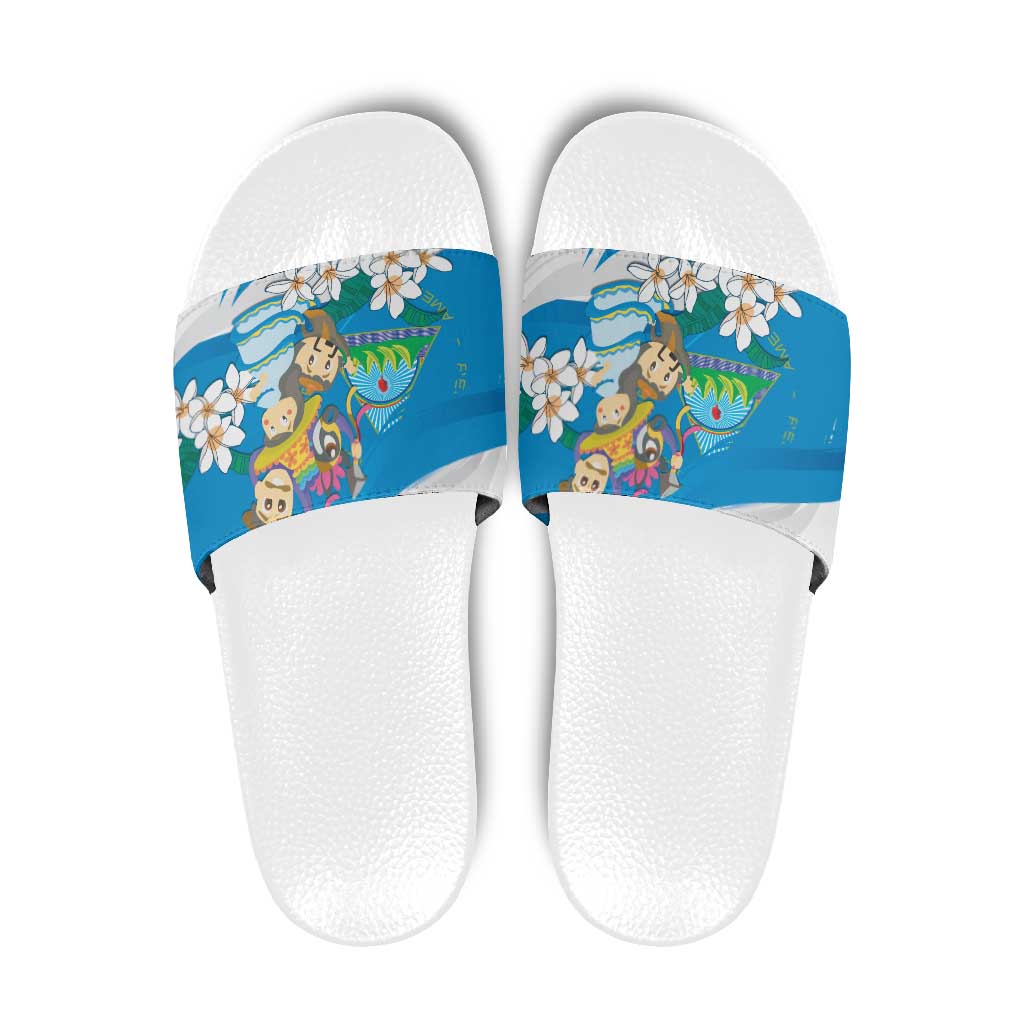 Nicaragua Independence Day Slide Sandals Since 1821 Nicaragua Culture Concept - Wonder Print Shop