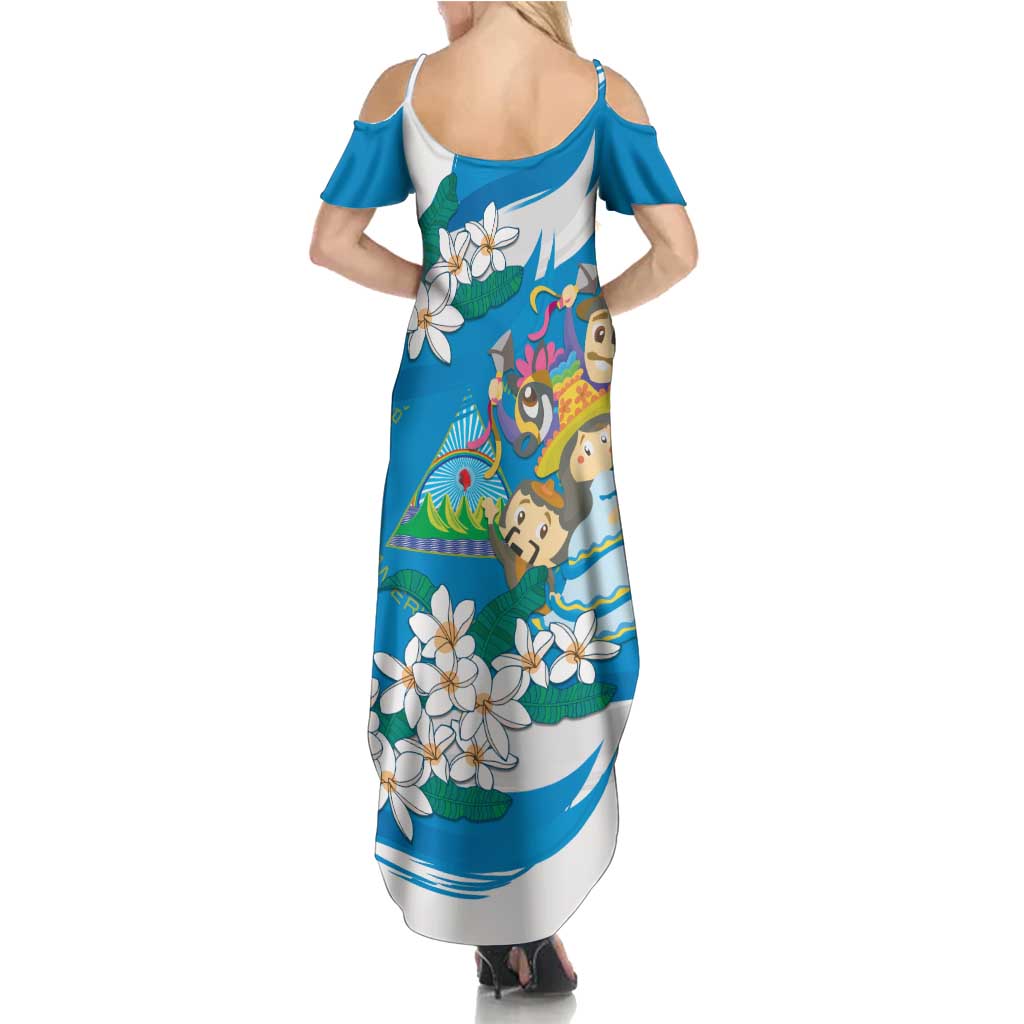 Nicaragua Independence Day Summer Maxi Dress Since 1821 Nicaragua Culture Concept - Wonder Print Shop