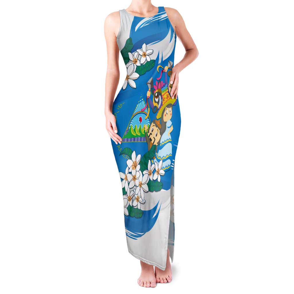 Nicaragua Independence Day Tank Maxi Dress Since 1821 Nicaragua Culture Concept - Wonder Print Shop