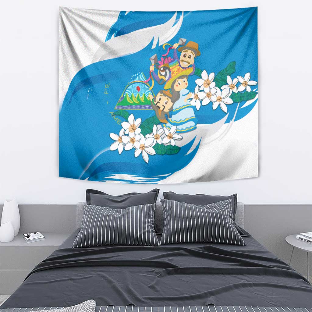 Nicaragua Independence Day Tapestry Since 1821 Nicaragua Culture Concept - Wonder Print Shop