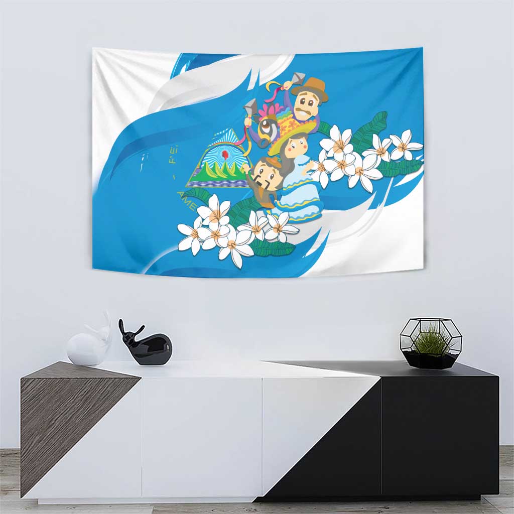 Nicaragua Independence Day Tapestry Since 1821 Nicaragua Culture Concept - Wonder Print Shop