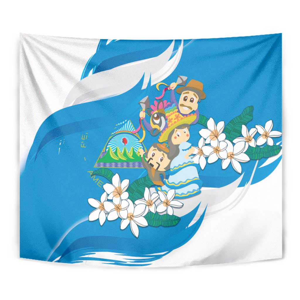 Nicaragua Independence Day Tapestry Since 1821 Nicaragua Culture Concept - Wonder Print Shop