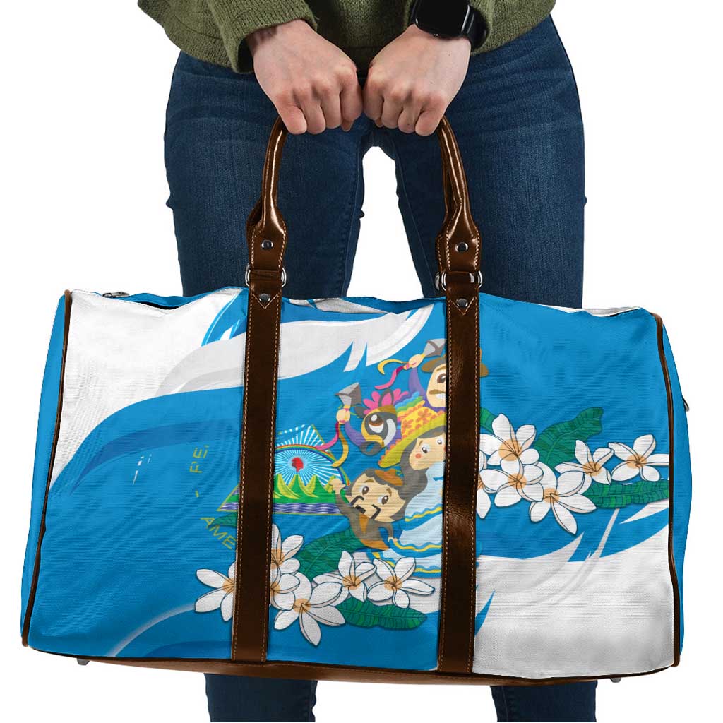 Nicaragua Independence Day Travel Bag Since 1821 Nicaragua Culture Concept - Wonder Print Shop