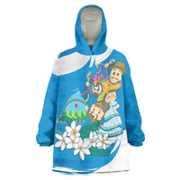 Nicaragua Independence Day Wearable Blanket Hoodie Since 1821 Nicaragua Culture Concept - Wonder Print Shop