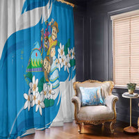 Nicaragua Independence Day Window Curtain Since 1821 Nicaragua Culture Concept - Wonder Print Shop