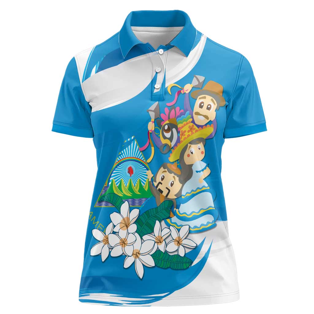Nicaragua Independence Day Women Polo Shirt Since 1821 Nicaragua Culture Concept - Wonder Print Shop