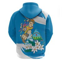 Nicaragua Independence Day Zip Hoodie Since 1821 Nicaragua Culture Concept - Wonder Print Shop