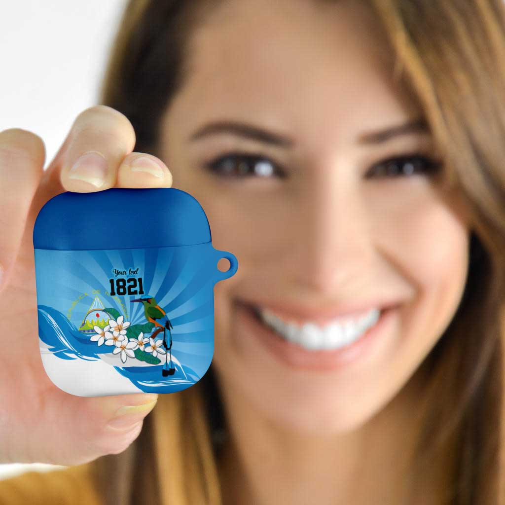 Nicaragua Independence Day Personalized AirPods Case Since 1821 Proud Guardabarranco Sacuanjoche - Wonder Print Shop