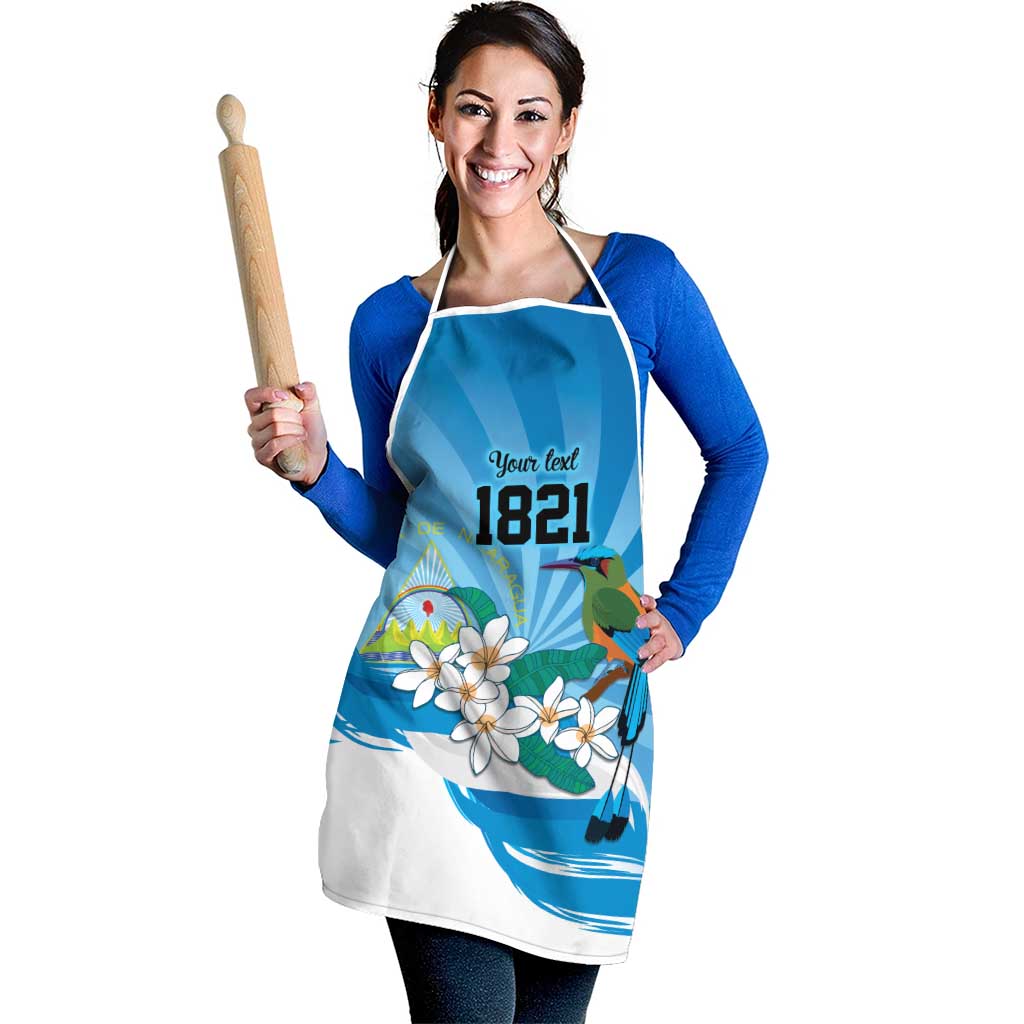 Nicaragua Independence Day Personalized Apron Since 1821 Proud Guardabarranco Sacuanjoche - Wonder Print Shop