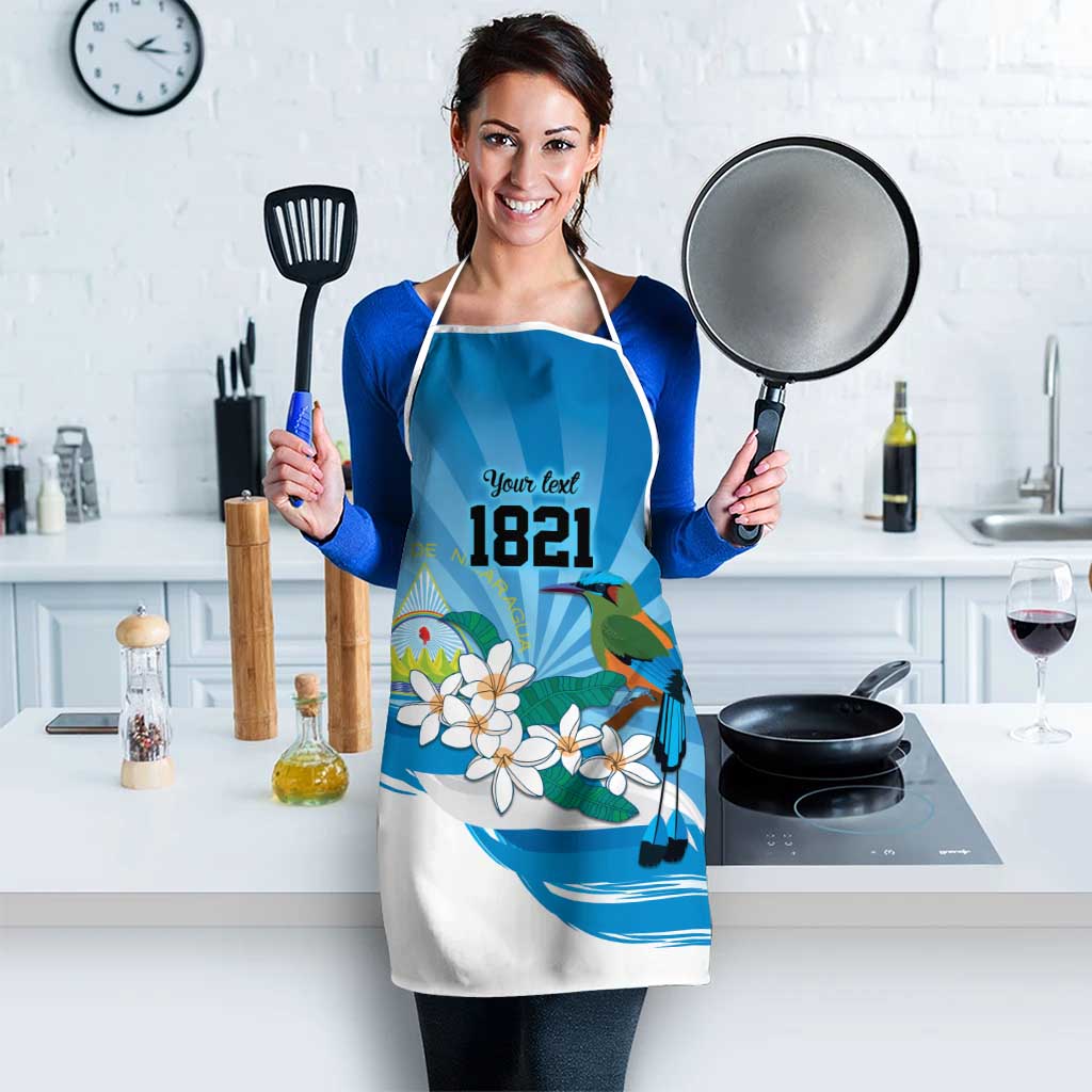 Nicaragua Independence Day Personalized Apron Since 1821 Proud Guardabarranco Sacuanjoche - Wonder Print Shop