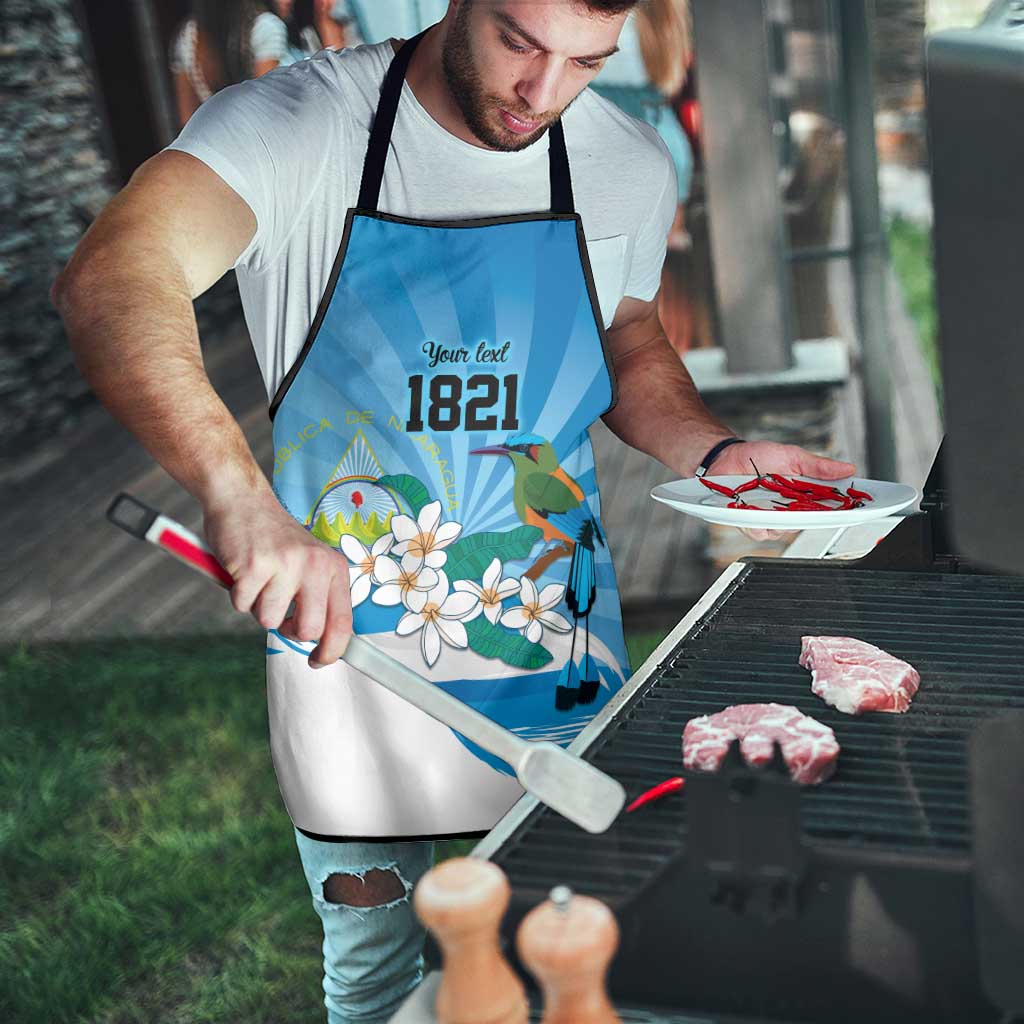 Nicaragua Independence Day Personalized Apron Since 1821 Proud Guardabarranco Sacuanjoche - Wonder Print Shop