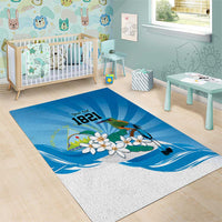 Nicaragua Independence Day Personalized Area Rug Since 1821 Proud Guardabarranco Sacuanjoche - Wonder Print Shop