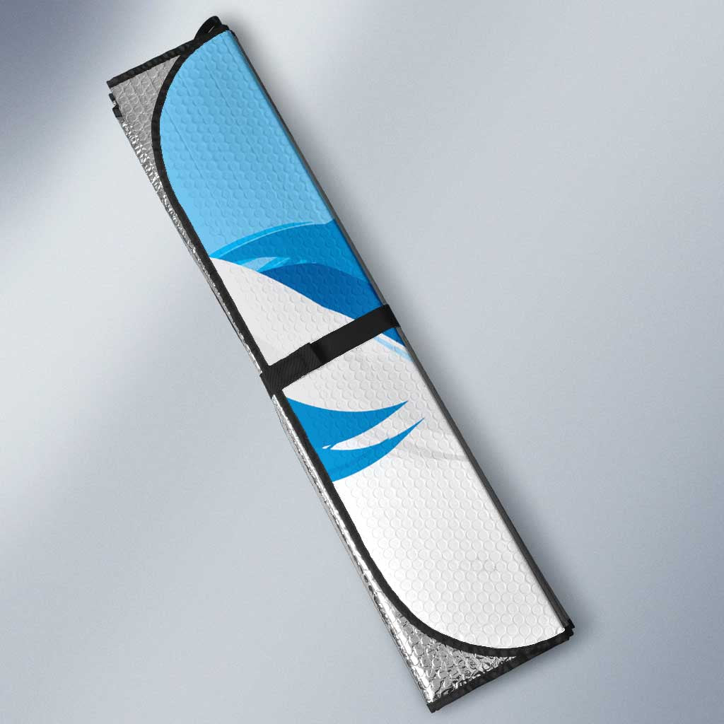 Nicaragua Independence Day Personalized Auto Sun Shade Since 1821 Proud Guardabarranco Sacuanjoche - Wonder Print Shop