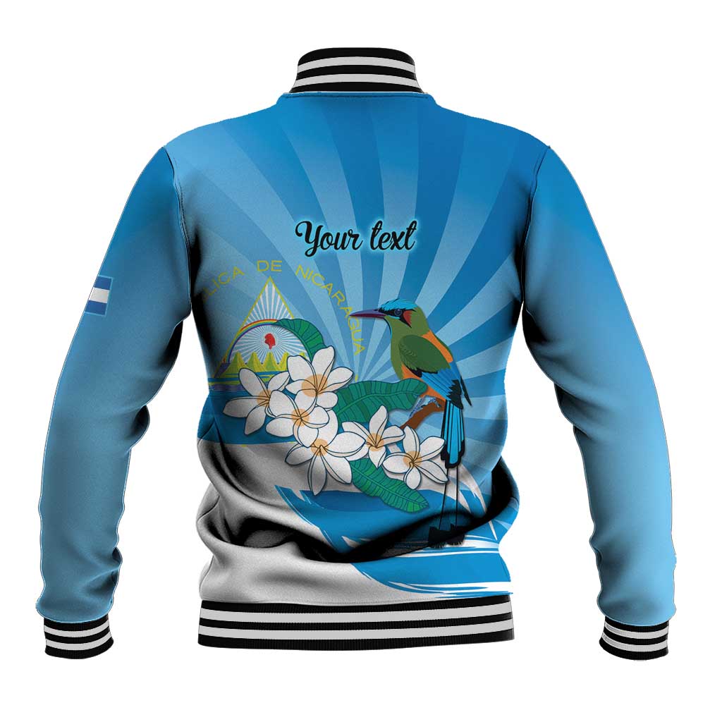 Nicaragua Independence Day Personalized Baseball Jacket Since 1821 Proud Guardabarranco Sacuanjoche - Wonder Print Shop