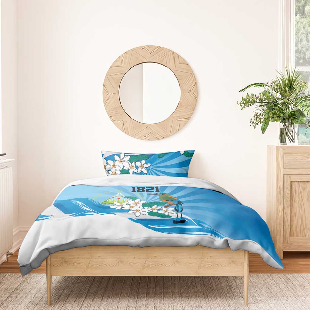 Nicaragua Independence Day Personalized Bedding Set Since 1821 Proud Guardabarranco Sacuanjoche - Wonder Print Shop