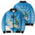 Nicaragua Independence Day Personalized Bomber Puffer Jacket Since 1821 Proud Guardabarranco Sacuanjoche - Wonder Print Shop