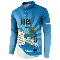 Nicaragua Independence Day Personalized Button Sweatshirt Since 1821 Proud Guardabarranco Sacuanjoche - Wonder Print Shop