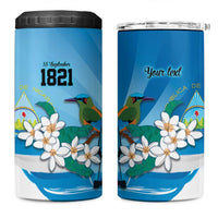 Nicaragua Independence Day Personalized 4 in 1 Can Cooler Tumbler Since 1821 Proud Guardabarranco Sacuanjoche - Wonder Print Shop