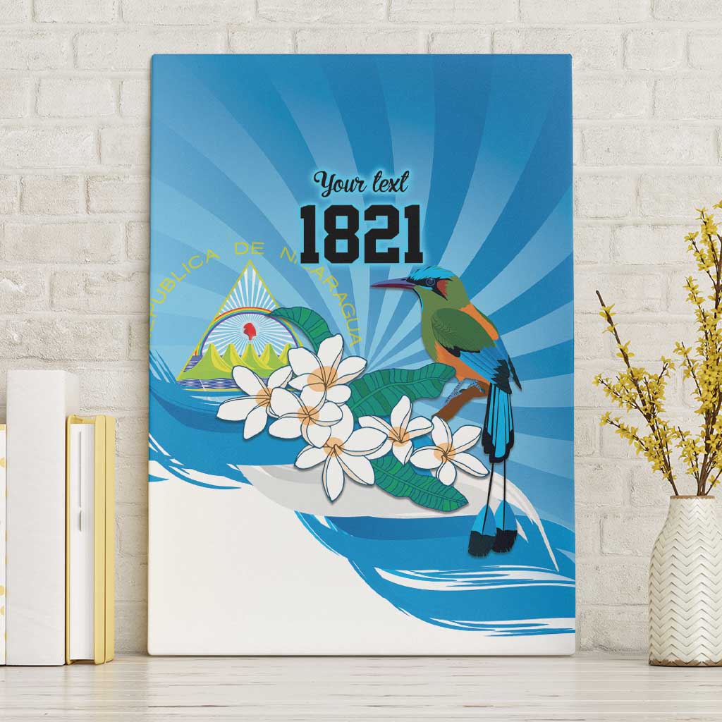 Nicaragua Independence Day Personalized Canvas Wall Art Since 1821 Proud Guardabarranco Sacuanjoche - Wonder Print Shop
