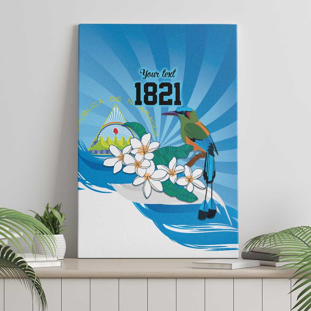 Nicaragua Independence Day Personalized Canvas Wall Art Since 1821 Proud Guardabarranco Sacuanjoche - Wonder Print Shop