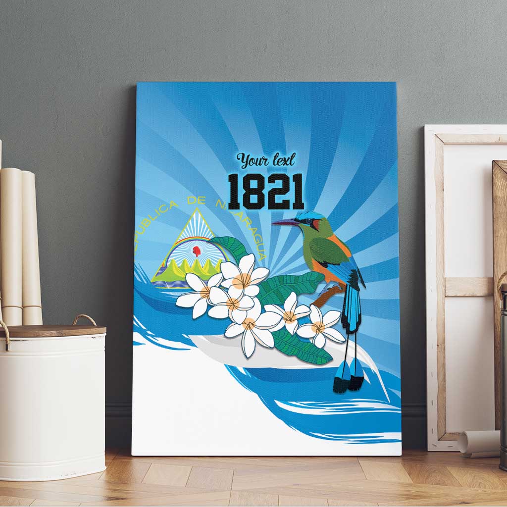 Nicaragua Independence Day Personalized Canvas Wall Art Since 1821 Proud Guardabarranco Sacuanjoche - Wonder Print Shop