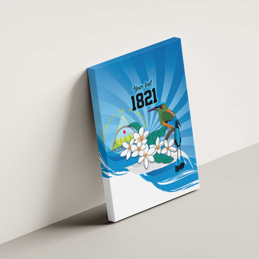 Nicaragua Independence Day Personalized Canvas Wall Art Since 1821 Proud Guardabarranco Sacuanjoche - Wonder Print Shop