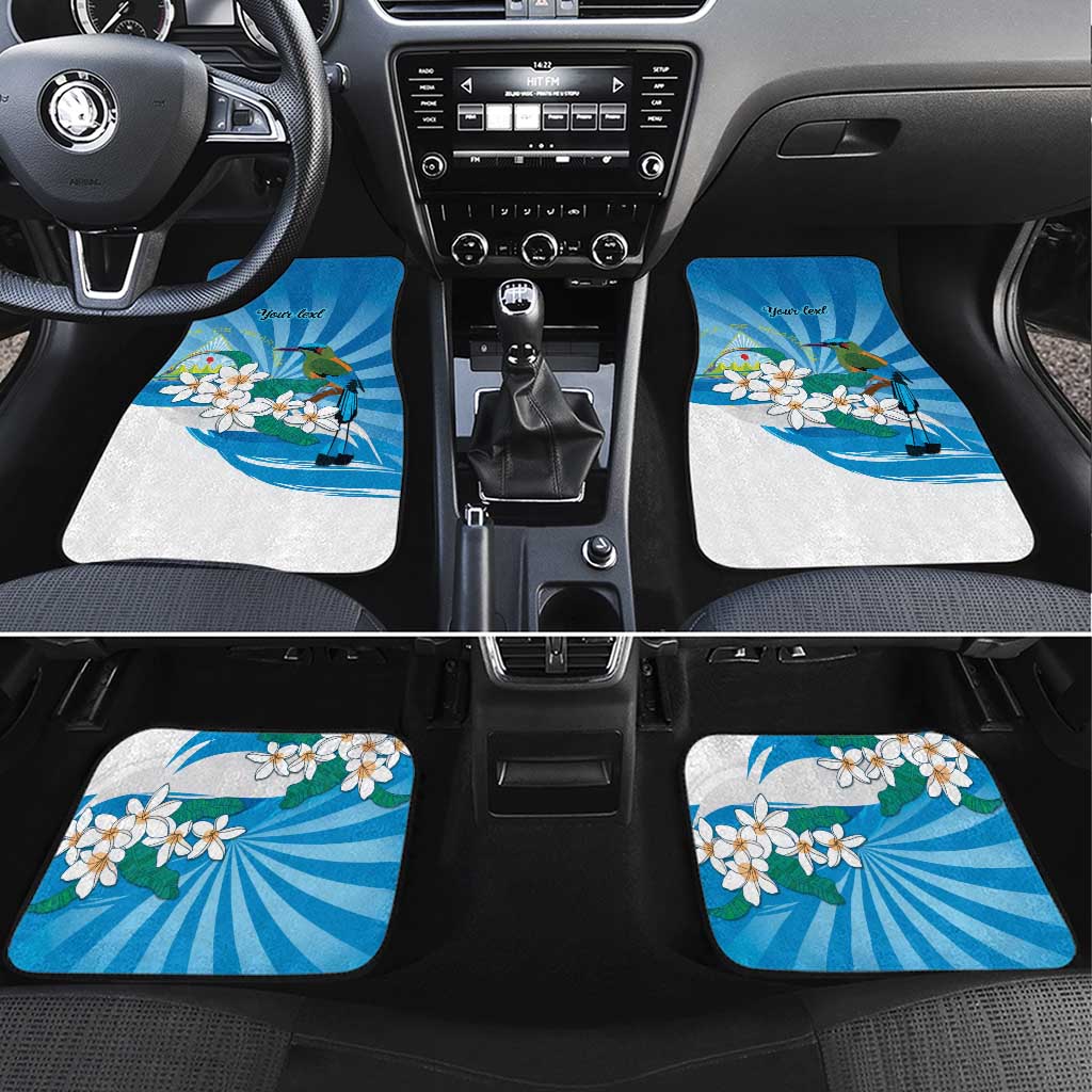 Nicaragua Independence Day Personalized Car Mats Since 1821 Proud Guardabarranco Sacuanjoche - Wonder Print Shop