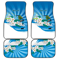 Nicaragua Independence Day Personalized Car Mats Since 1821 Proud Guardabarranco Sacuanjoche - Wonder Print Shop