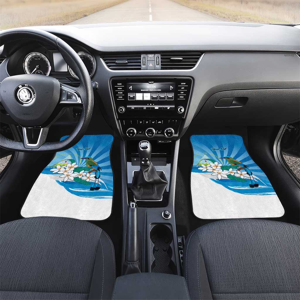 Nicaragua Independence Day Personalized Car Mats Since 1821 Proud Guardabarranco Sacuanjoche - Wonder Print Shop