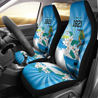 Nicaragua Independence Day Personalized Car Seat Cover Since 1821 Proud Guardabarranco Sacuanjoche - Wonder Print Shop