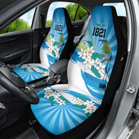 Nicaragua Independence Day Personalized Car Seat Cover Since 1821 Proud Guardabarranco Sacuanjoche - Wonder Print Shop