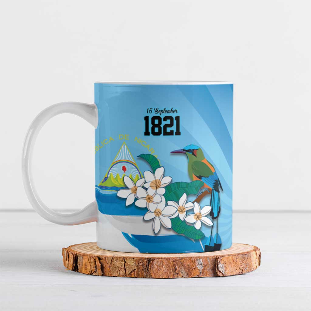 Nicaragua Independence Day Personalized Ceramic Mug Since 1821 Proud Guardabarranco Sacuanjoche - Wonder Print Shop