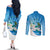 Nicaragua Independence Day Personalized Couples Matching Off The Shoulder Long Sleeve Dress and Long Sleeve Button Shirt Since 1821 Proud Guardabarranco Sacuanjoche - Wonder Print Shop