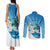 Nicaragua Independence Day Personalized Couples Matching Tank Maxi Dress and Long Sleeve Button Shirt Since 1821 Proud Guardabarranco Sacuanjoche - Wonder Print Shop