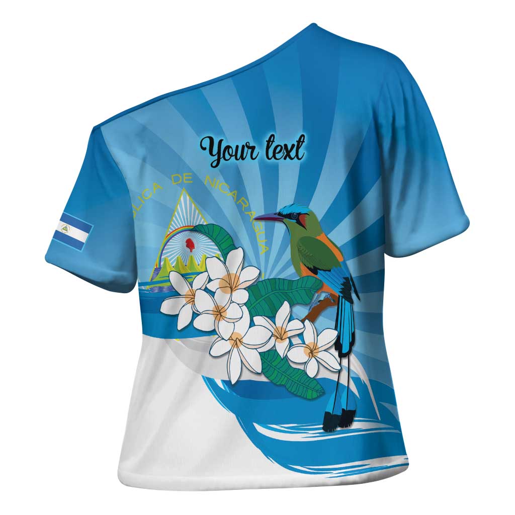 Nicaragua Independence Day Personalized Cross Shoulder Shirt Since 1821 Proud Guardabarranco Sacuanjoche - Wonder Print Shop