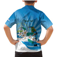 Nicaragua Independence Day Personalized Family Matching Mermaid Dress and Hawaiian Shirt Since 1821 Proud Guardabarranco Sacuanjoche - Wonder Print Shop