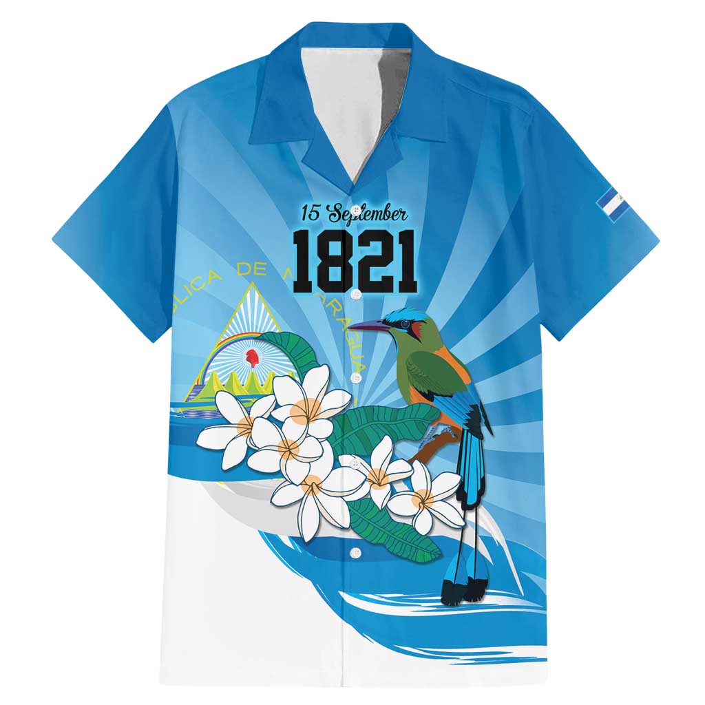 Nicaragua Independence Day Personalized Family Matching Mermaid Dress and Hawaiian Shirt Since 1821 Proud Guardabarranco Sacuanjoche - Wonder Print Shop