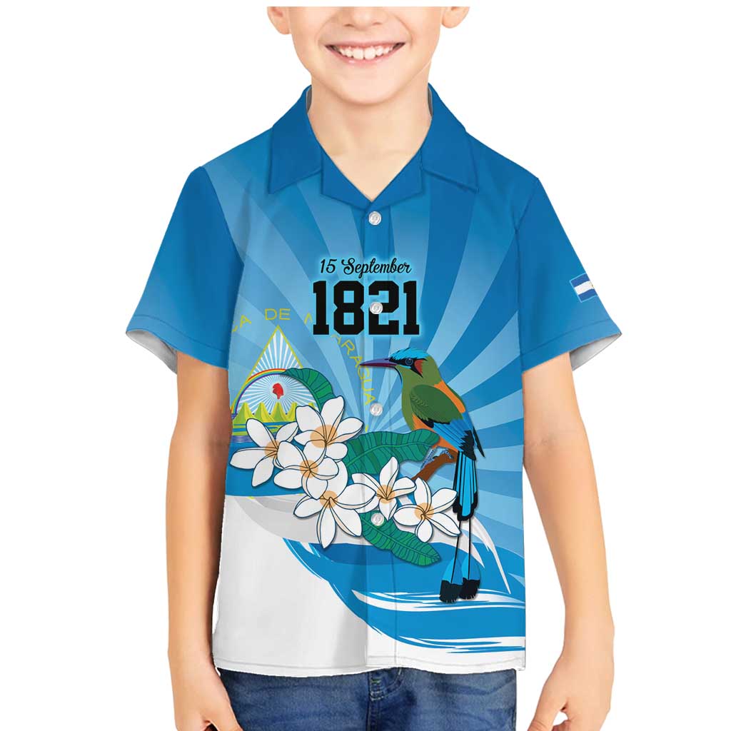 Nicaragua Independence Day Personalized Family Matching Mermaid Dress and Hawaiian Shirt Since 1821 Proud Guardabarranco Sacuanjoche - Wonder Print Shop