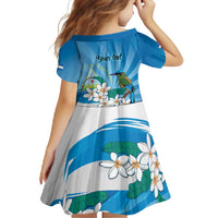 Nicaragua Independence Day Personalized Family Matching Off Shoulder Maxi Dress and Hawaiian Shirt Since 1821 Proud Guardabarranco Sacuanjoche - Wonder Print Shop