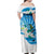 Nicaragua Independence Day Personalized Family Matching Off Shoulder Maxi Dress and Hawaiian Shirt Since 1821 Proud Guardabarranco Sacuanjoche - Wonder Print Shop