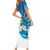 Nicaragua Independence Day Personalized Family Matching Short Sleeve Bodycon Dress and Hawaiian Shirt Since 1821 Proud Guardabarranco Sacuanjoche - Wonder Print Shop