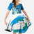Nicaragua Independence Day Personalized Family Matching Tank Maxi Dress and Hawaiian Shirt Since 1821 Proud Guardabarranco Sacuanjoche - Wonder Print Shop