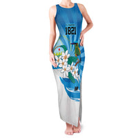 Nicaragua Independence Day Personalized Family Matching Tank Maxi Dress and Hawaiian Shirt Since 1821 Proud Guardabarranco Sacuanjoche - Wonder Print Shop