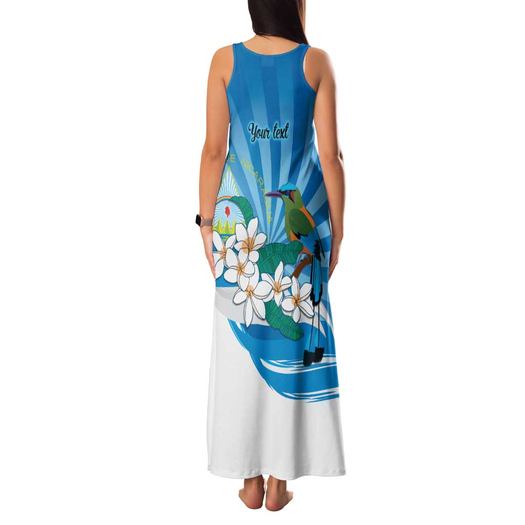 Nicaragua Independence Day Personalized Family Matching Tank Maxi Dress and Hawaiian Shirt Since 1821 Proud Guardabarranco Sacuanjoche - Wonder Print Shop