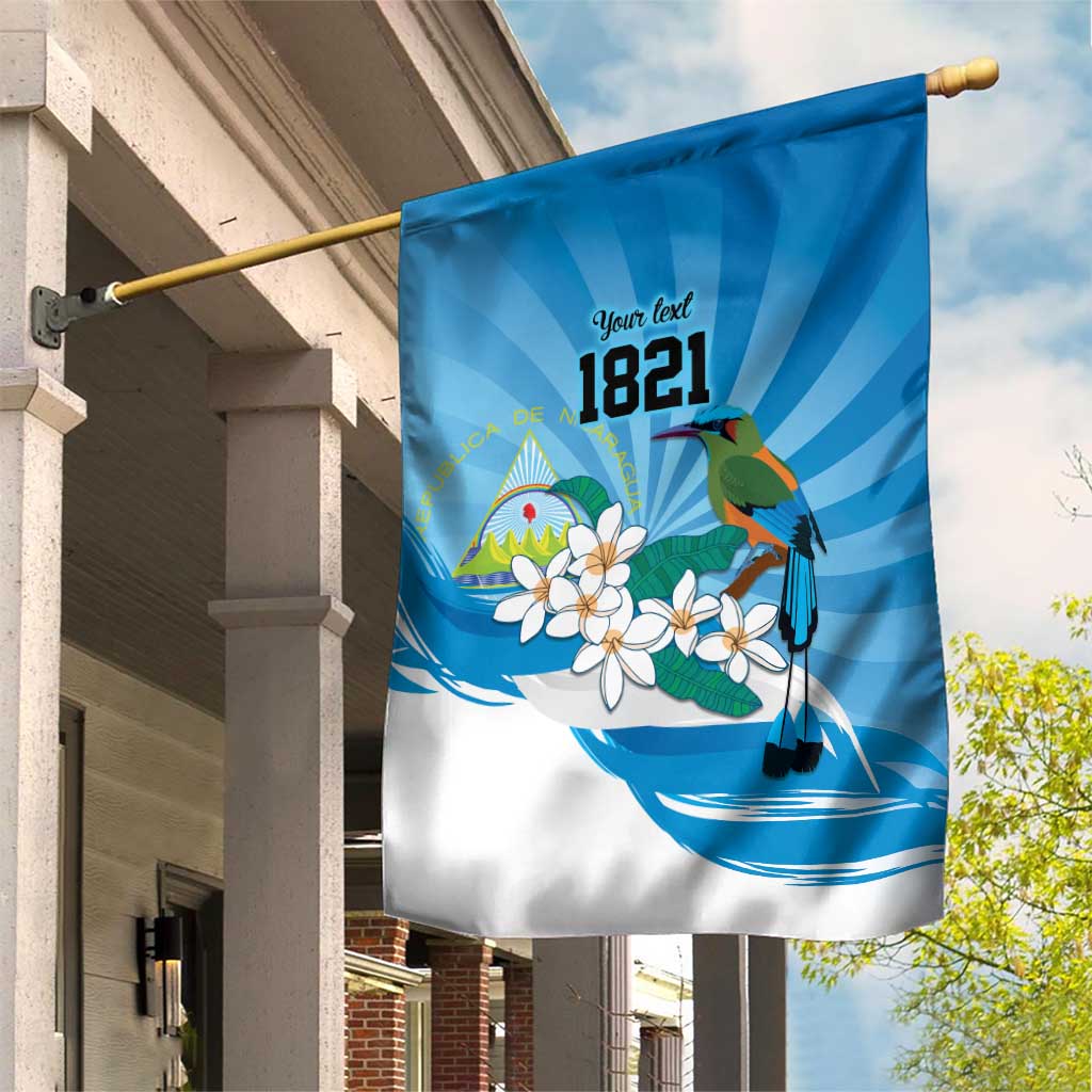 Nicaragua Independence Day Personalized Garden Flag Since 1821 Proud Guardabarranco Sacuanjoche - Wonder Print Shop