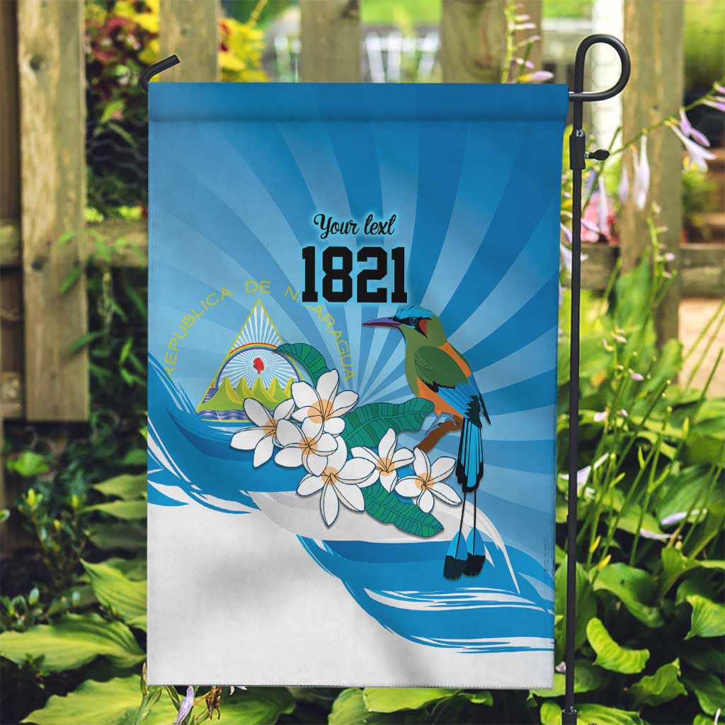 Nicaragua Independence Day Personalized Garden Flag Since 1821 Proud Guardabarranco Sacuanjoche - Wonder Print Shop