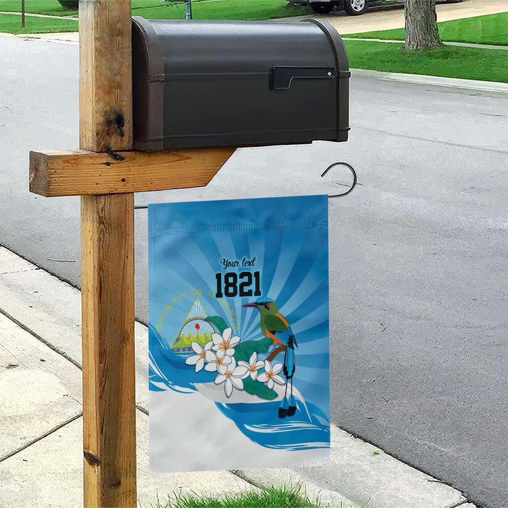 Nicaragua Independence Day Personalized Garden Flag Since 1821 Proud Guardabarranco Sacuanjoche - Wonder Print Shop